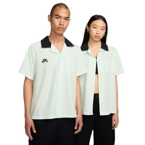 NIKE SB BOWLER BTN UP OLY AGN S/S トップ